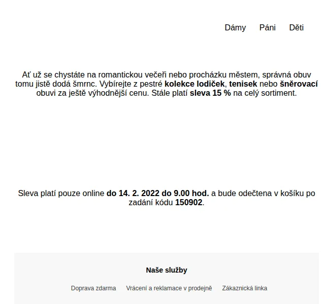 DEICHMANN: Extra sleva 15 % na celý sortiment – červen 2026 | Nuslet.cz
