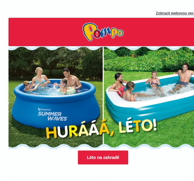 Pompo E-shop: Letní hračky a slevy od 245 Kč – červenec 2026 | Nuslet.cz