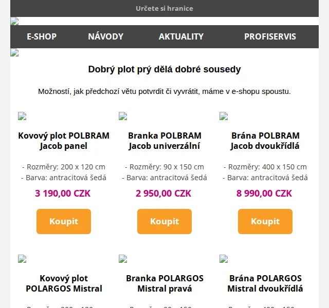 HORNBACH: Plotové panely POLBRAM a POLARGOS od 2 950 Kč – červen 2026 | Nuslet.cz