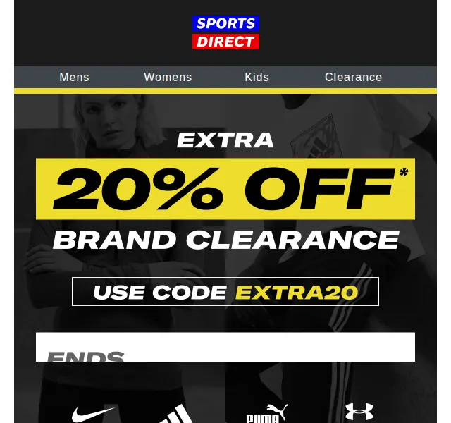 Sportsdirect: Extra 20% sleva na výprodej – červen 2026 | Nuslet.cz