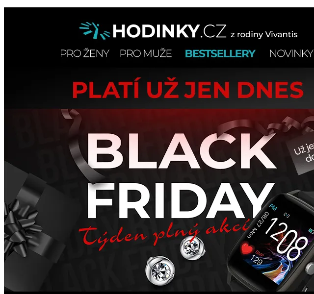 Hodinky.cz: Black Friday 2022 – končí 27.11. | Nuslet.cz
