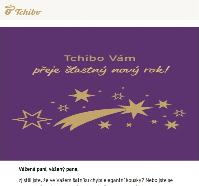 Tchibo: Nový rok stylově, aktivně a pohodlně – leden 2025