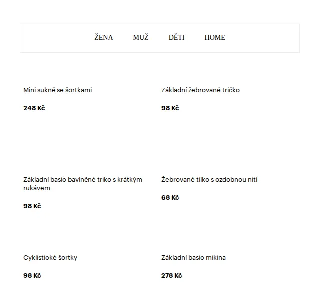 gate.shop: Stylové a pohodlné BASIC kousky od 68 Kč – červenec 2026 | Nuslet.cz