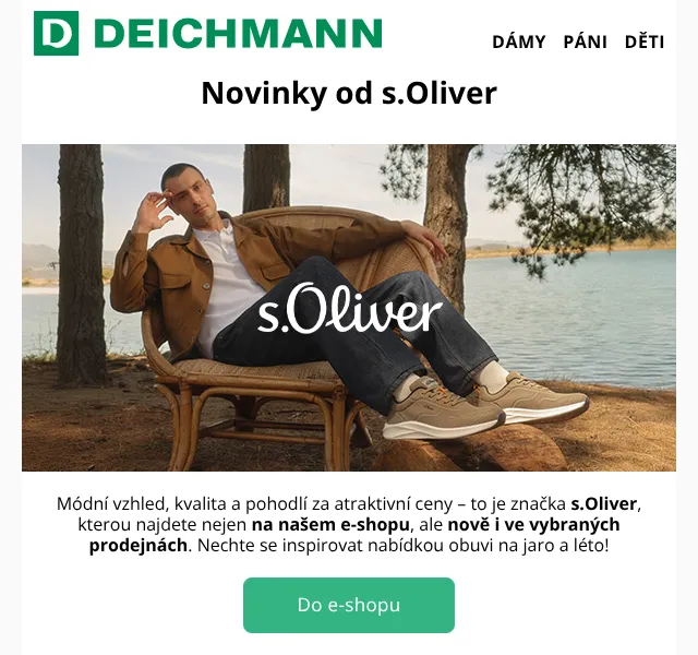 Deichmann: s.Oliver tenisky – sleva 25 % – květen 2026