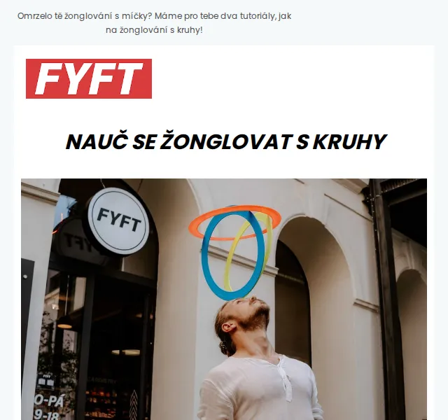 Zuzka | FYFT.cz: Žonglovací kruhy od 79 Kč – červen 2026 | Nuslet.cz