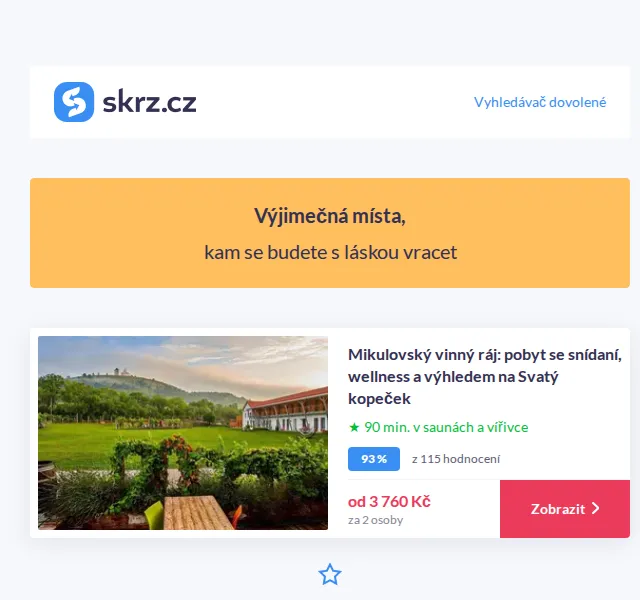 Vánoce na Skrz: Výjimečné ubytování – červen 2026 | Nuslet.cz