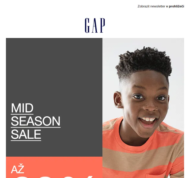 GAP: Slevy až 60 % + 20 % extra – červen 2026 | Nuslet.cz