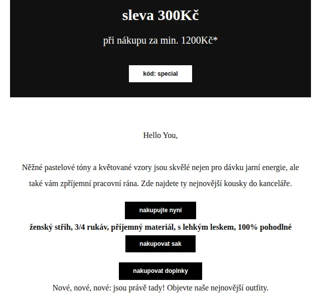 Orsay sleva: Business look se slevou 300 Kč – červen 2026 | Nuslet.cz