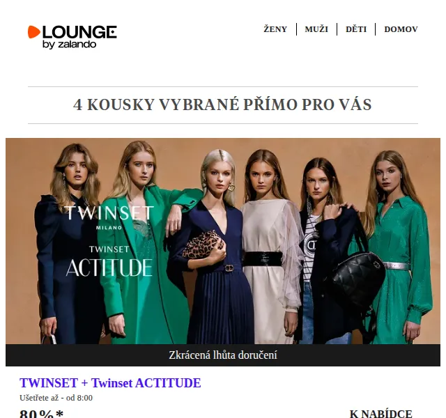 Lounge by Zalando: Twinset, Oakley, Hollister – slevy až 80 % – červenec 2026 | Nuslet.cz