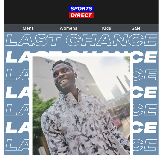 Sportsdirect.com: Last Chance výprodej 63 % a víc – červen 2026 | Nuslet.cz