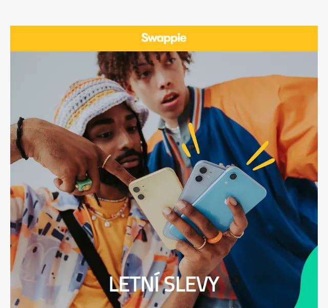 Swappie: letní slevy na iPhony – červen 2026 | Nuslet.cz