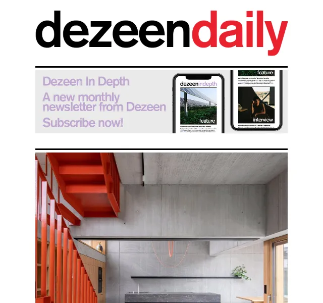 Dezeen Daily: Novinky z architektury a designu – červen 2026 | Nuslet.cz