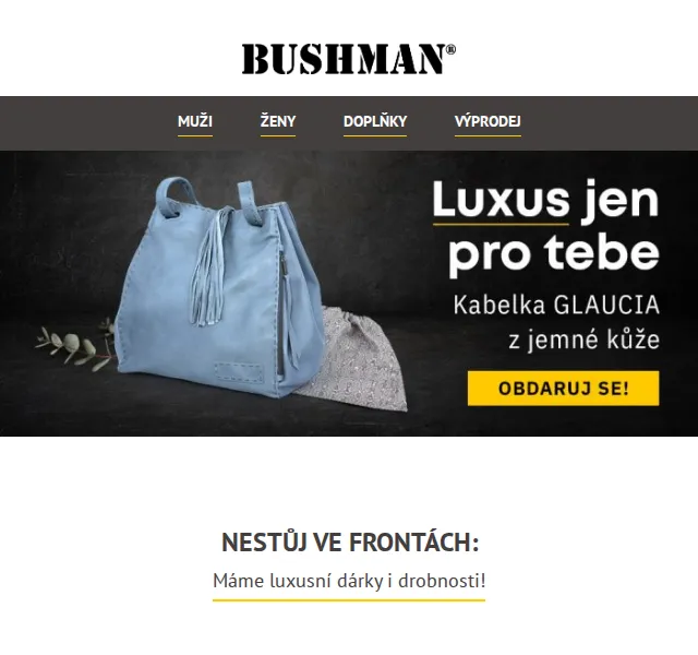 BUSHMAN: Vánoční dárky – Mystic bunda 3 999 Kč, trička od 599 Kč | Nuslet.cz