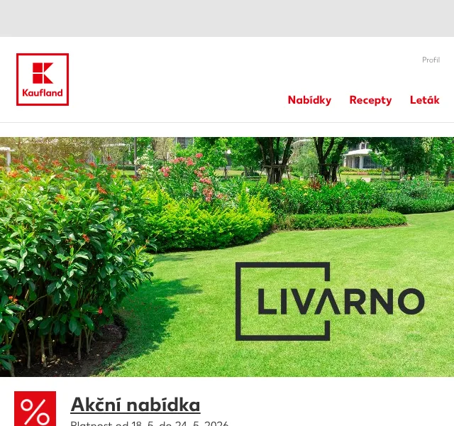 Kaufland: Livarno svítidla, altány, plotovky – květen 2026 | Nuslet.cz