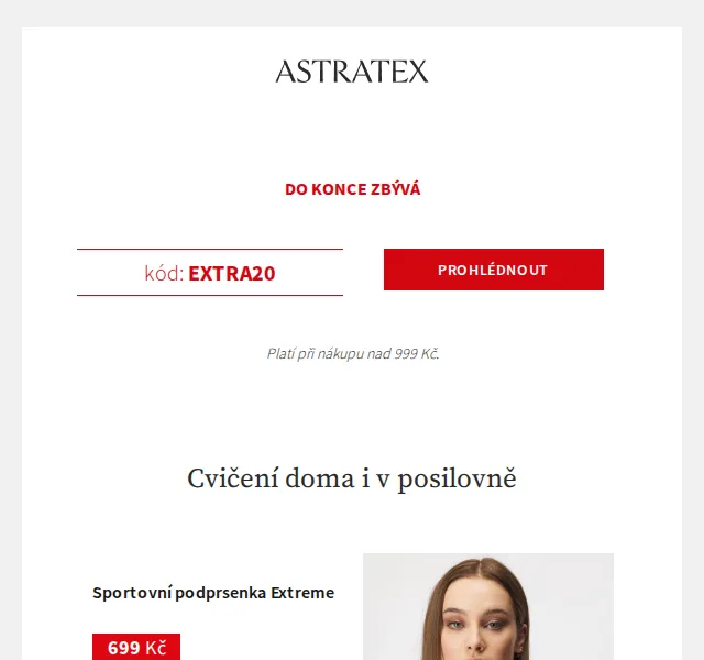 Astratex.cz: Sleva 20 % na vše zlevněné – červenec 2026 | Nuslet.cz