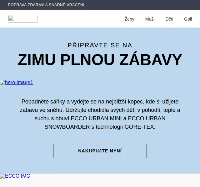 ECCO: Zimní výprodej dětské obuvi – červenec 2026 | Nuslet.cz