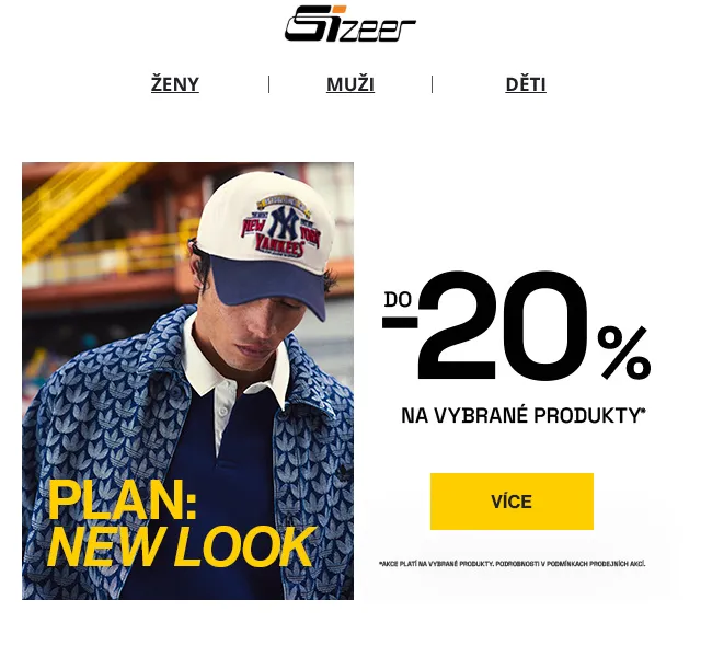 Sizeer: Sleva až -20 % na obuv a oblečení – květen 2026