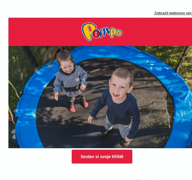 Pompo E-shop: Slevy na zahradní hřiště a hračky – červen 2026 | Nuslet.cz