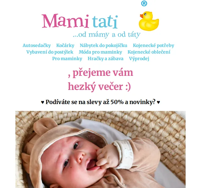 Mamitati.cz: Nové sety Baby Nellys a výprodej 50 % – červenec 2026 | Nuslet.cz