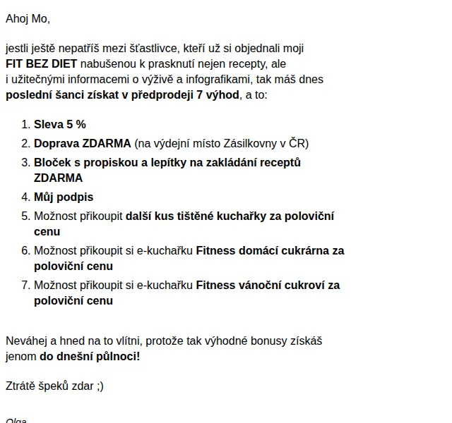 BAJOLA ✌ Fit bez diet: FIT BEZ DIET kuchařka s 5% slevou – červen 2026 | Nuslet.cz