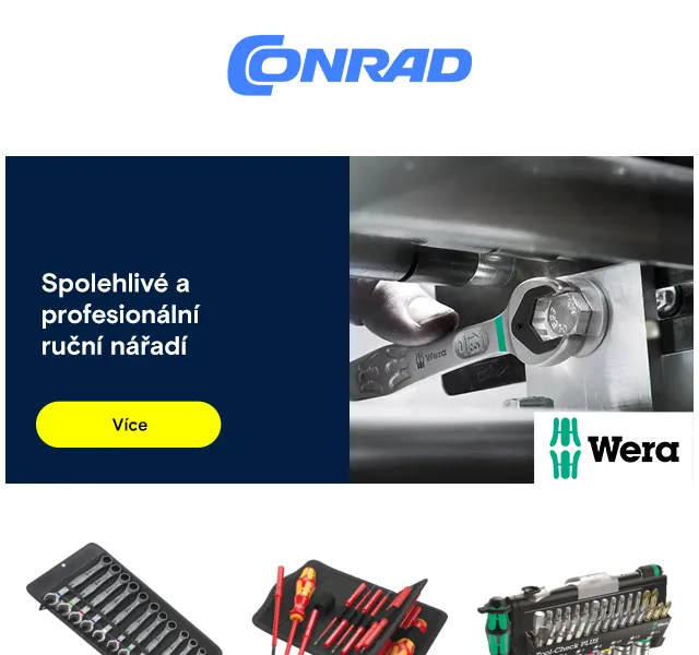 Conrad Electronic: Wera 11dílná sada nářadí -5.6 % – červen 2026 | Nuslet.cz