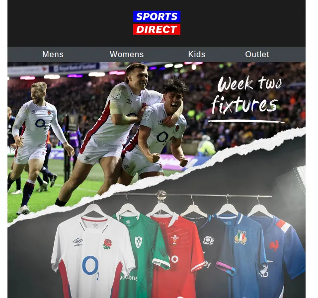 Sportsdirect: ragbyové dresy Six Nations od 69,99 £ – červen 2026 | Nuslet.cz
