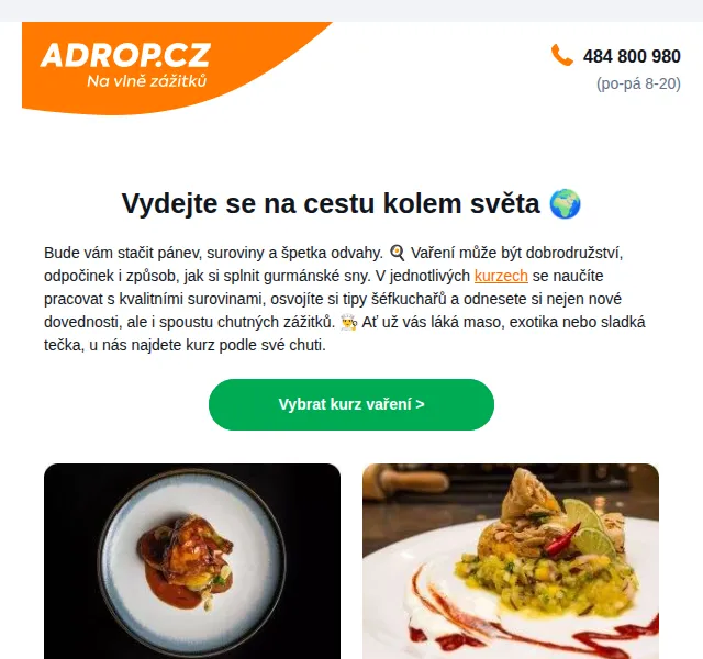 Adrop: kurzy vaření a zážitky – červenec 2026 | Nuslet.cz