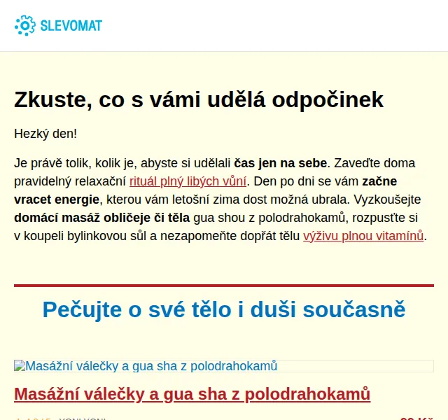 Slevomat: Kosmetika, wellness a zdraví – červen 2026 | Nuslet.cz