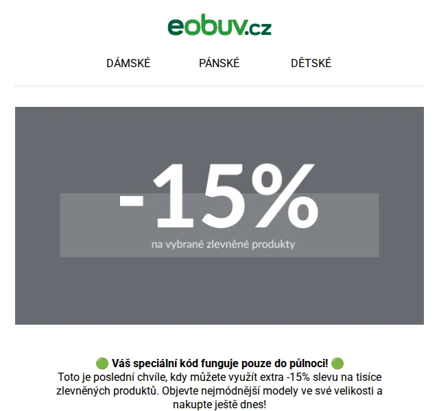 eobuv.cz: Poslední šance -15% na tisíce bot – červen 2026 | Nuslet.cz
