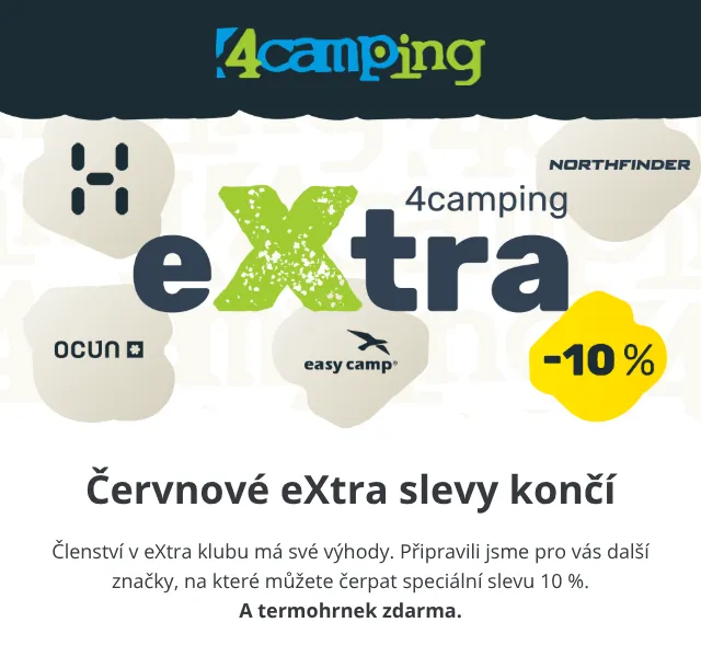 4camping.cz: Termohrnek zdarma + slevy 10 % – červen 2026