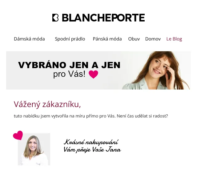 Blancheporte: Dámská móda – halenky, košile od 799 Kč – září 2026