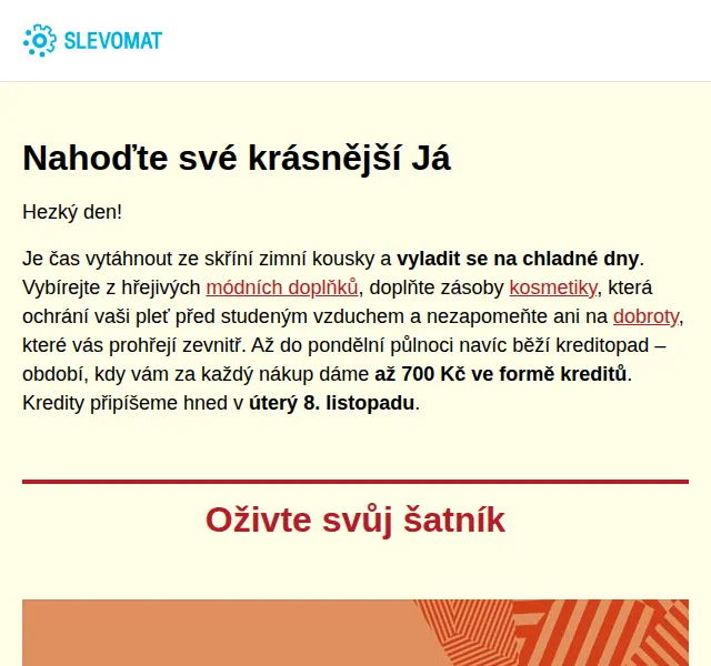 Slevomat: Až 700 Kč kredit na zimní doplňky a dobroty – červen 2026 | Nuslet.cz