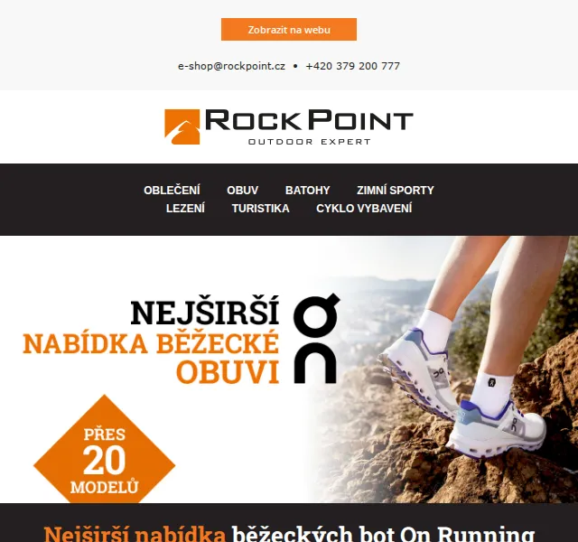 Rock Point: nejširší nabídka běžeckých bot On Running – červen 2026 | Nuslet.cz