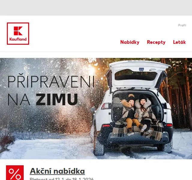 Kaufland: Organizér, podložka, ochrana skla – leden 2026
