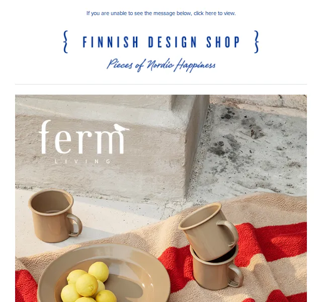 Finnish Design Shop: novinky ferm LIVING a Marimekko – červen 2026 | Nuslet.cz