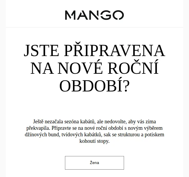 MANGO Home: Nová kolekce bund a sak – říjen 2026 | Nuslet.cz
