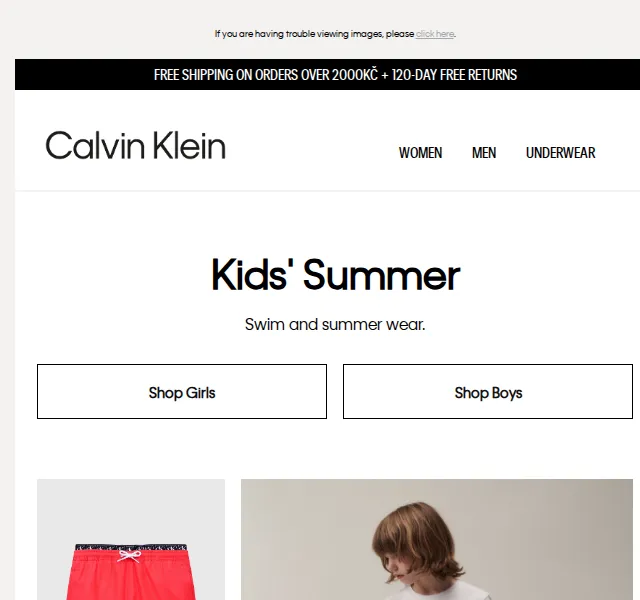 Calvin Klein: Kids‘ Summer of Fun – červenec 2026 | Nuslet.cz