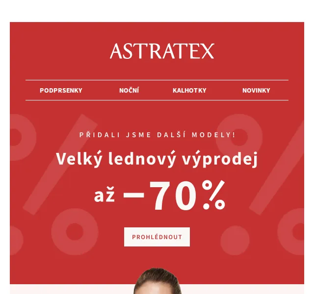 Astratex.cz: Slevy až 70 % na podprsenky a plavky – červen 2026 | Nuslet.cz