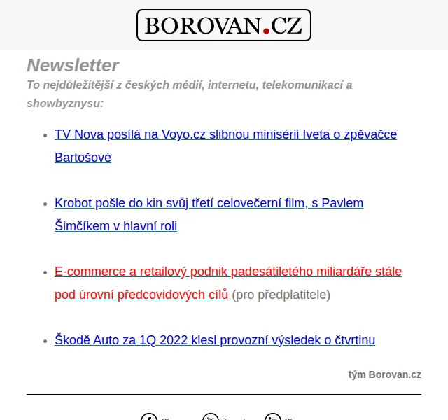 Aleš Borovan: Novinky z médií a showbyznysu – červen 2026 | Nuslet.cz