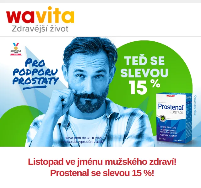Wavita: Prostenal se slevou 15 % – červen 2026 | Nuslet.cz