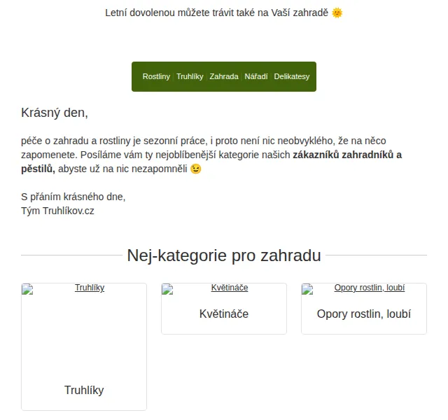 Truhlíkov.cz: To nejoblíbenější mezi zahradníky – červen 2026 | Nuslet.cz