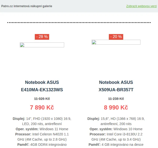 Patro.cz: ASUS notebooky až -30 % – červen 2026 | Nuslet.cz