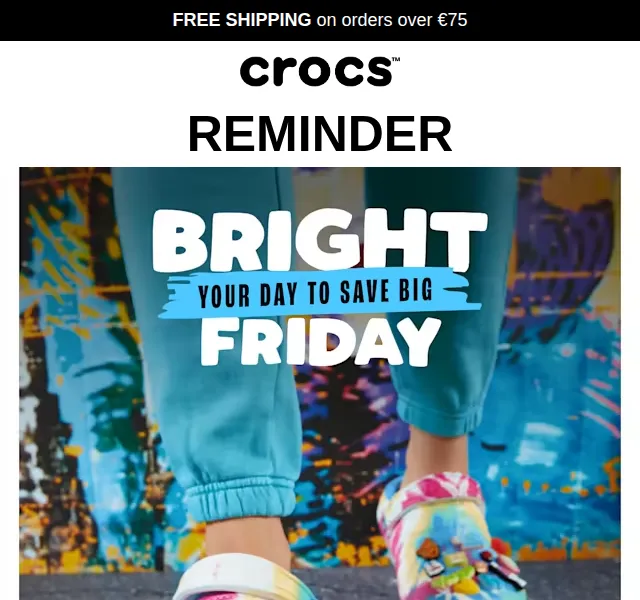 Crocs: Sleva až 50 % na Bright Friday – červen 2026 | Nuslet.cz