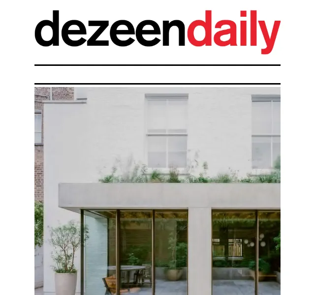 Dezeen Daily: Nová kolekce architektury a designu – červen 2026 | Nuslet.cz