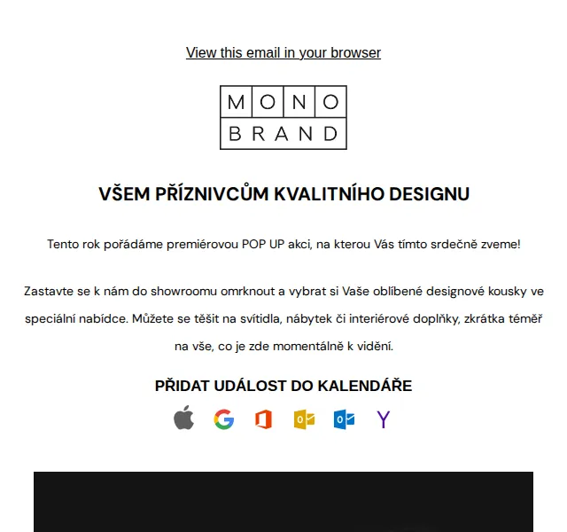 Monobrand: POP UP SALE s 20% slevou na Buster&Punch a Verum Italy – červenec 2026 | Nuslet.cz