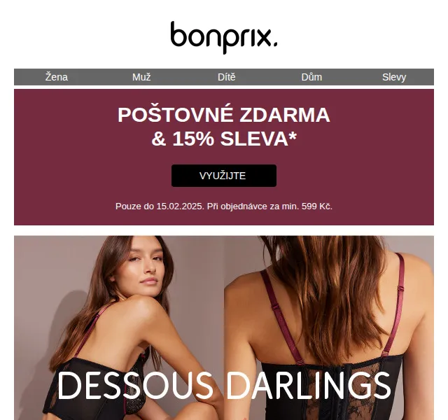bonprix: 15% sleva a poštovné zdarma – červen 2026 | Nuslet.cz