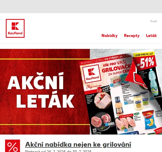 Kaufland: Nescafé Gold a Kofola v akci – červenec 2026 | Nuslet.cz