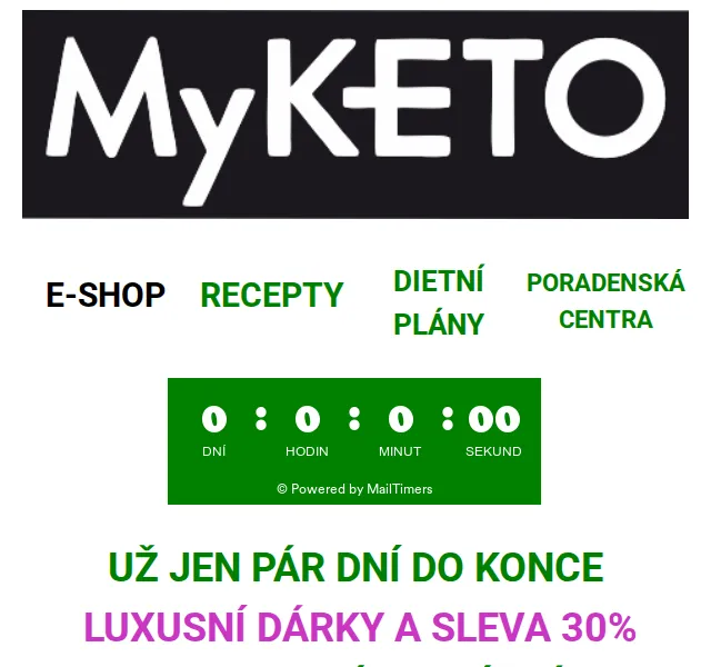 MyKETO: Sleva 30 % na dietní plány do konce června 2026 | Nuslet.cz