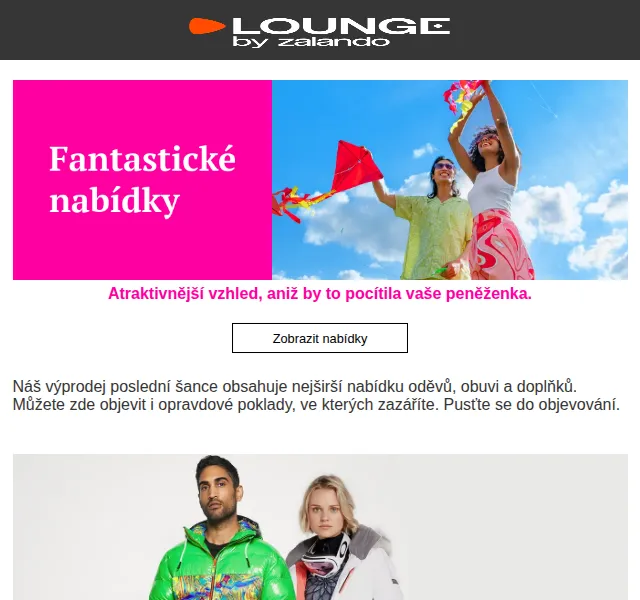 Lounge by Zalando: Výprodej až 80 % – červen 2026 | Nuslet.cz