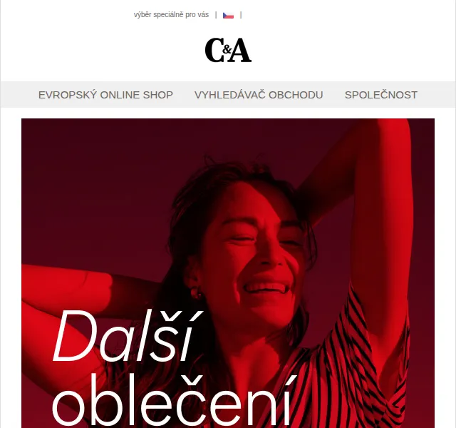 C&A: Letní výprodej se slevou až 70 % – červenec 2026 | Nuslet.cz